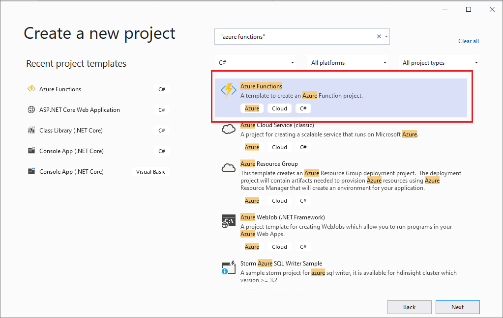 Create Azure Function App Using Visual Studio Step By Step Guide Dotnetmirror